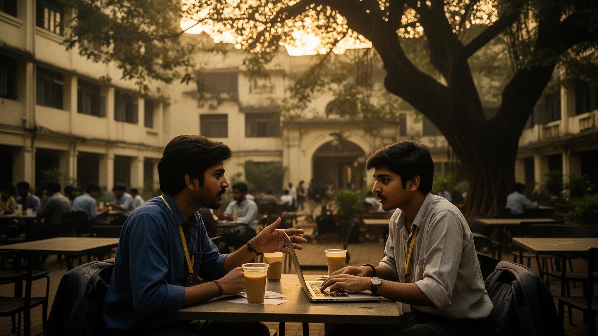 GAPA students on a Mumbai campus