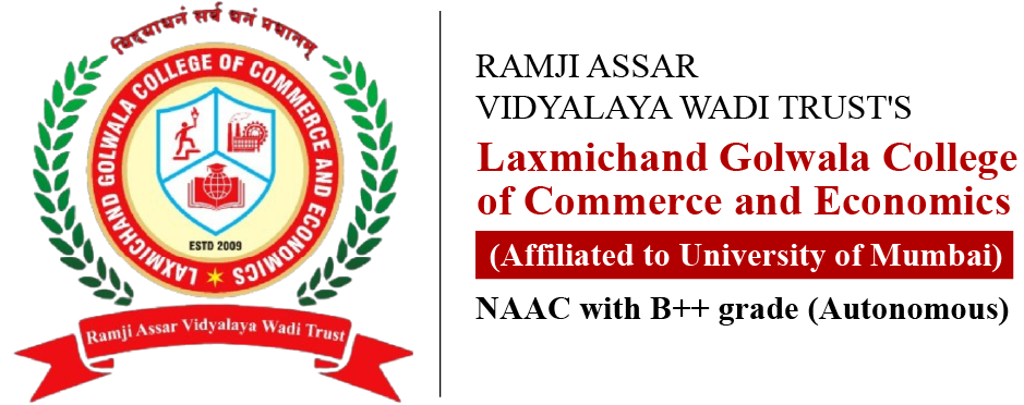 Laxmichand Golwala College of Commerce & Economics official logo